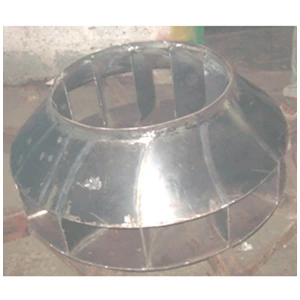 Impeller Dia 850 x 12 Blade Rubber Lining For Chemical Resistance
